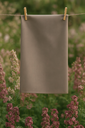 Organic 100% Cotton poplin taupe grey fabric