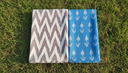 Natural Blend Mercerized Cotton Ikat HandWoven (pack of 2)